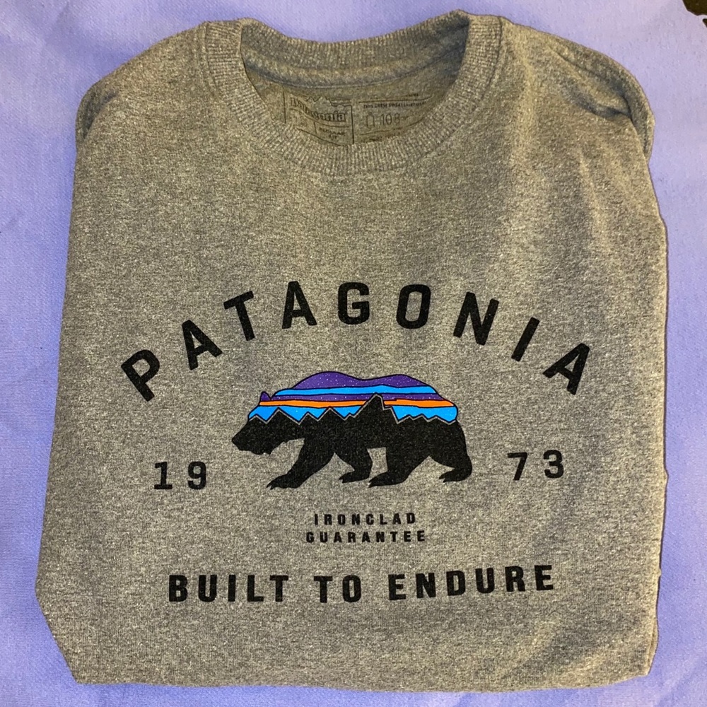 Patagonia Grey Crew Neck Sustainable Material